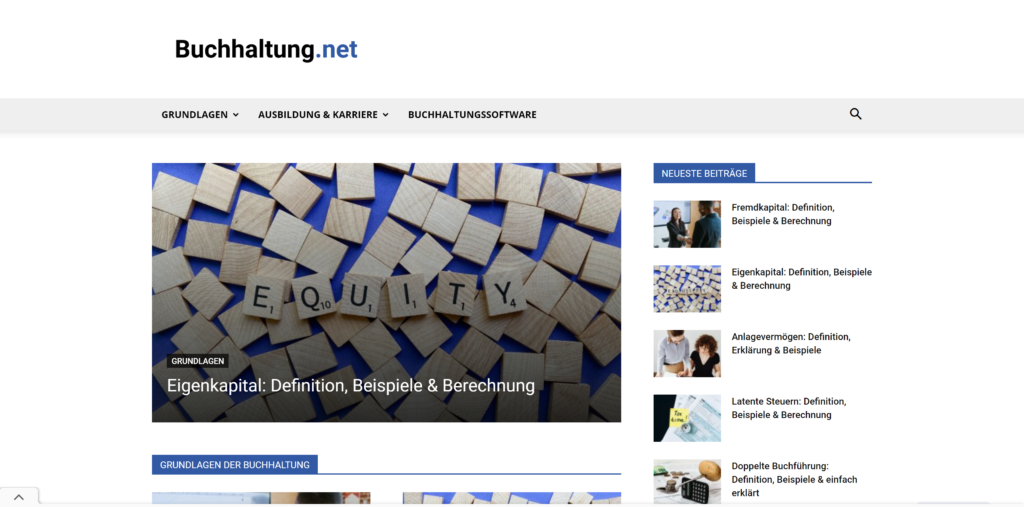 Buchhaltung.net: Die Plattform für Buchhaltung