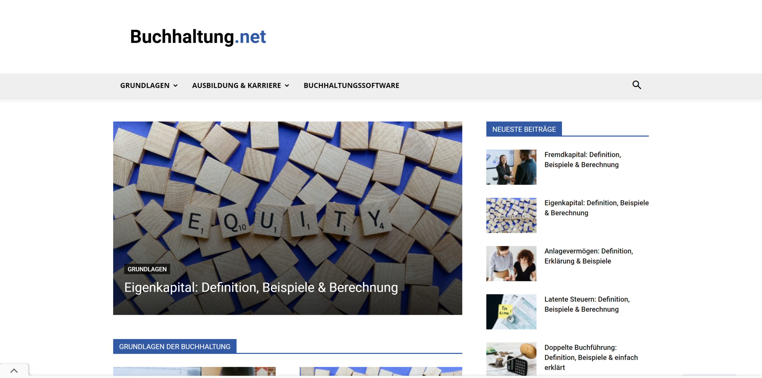 Buchhaltung.net: Plattform für Buchhaltung